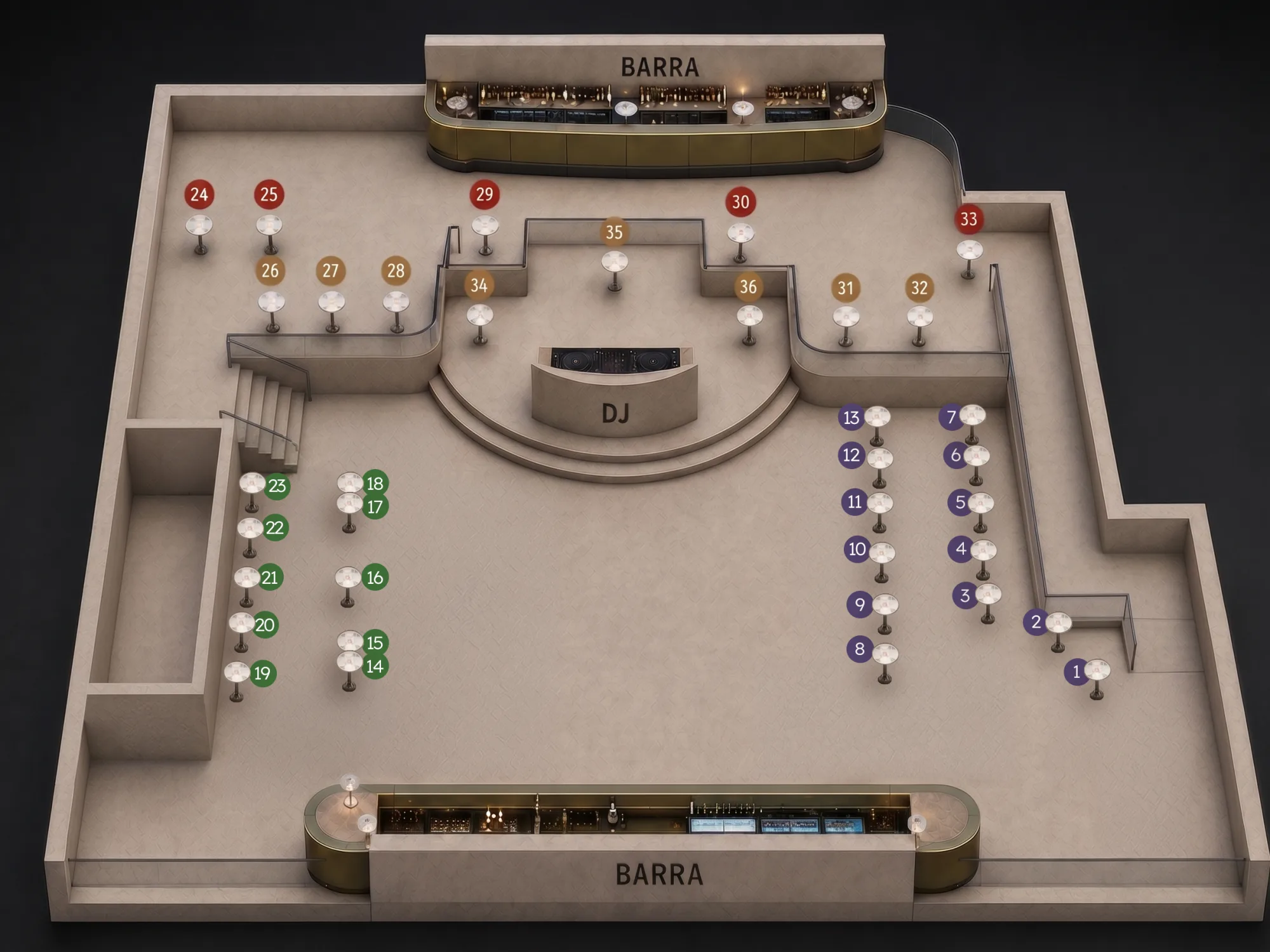 Plano de Caseta Embrujo